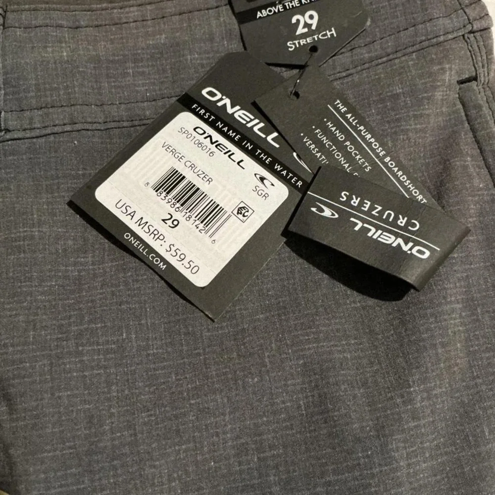 O'Neill Verge‎ Cruzer Boardshorts Mens 29 Sage Charcoal NEW SP0106016 Stretch